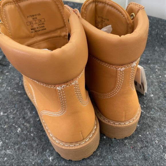 ZARA LACE UP ANKLE BOOTS - Picture 7 of 15